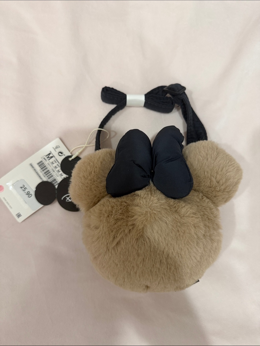 Disney x Zara Minnie Mouse plush purse